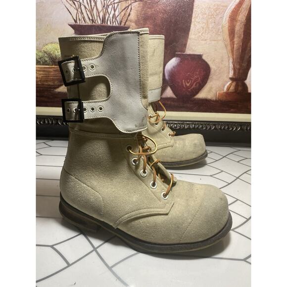 WW US Military Extreme Cold Weather Wool Double Buckle Boots 11.5 main image 8